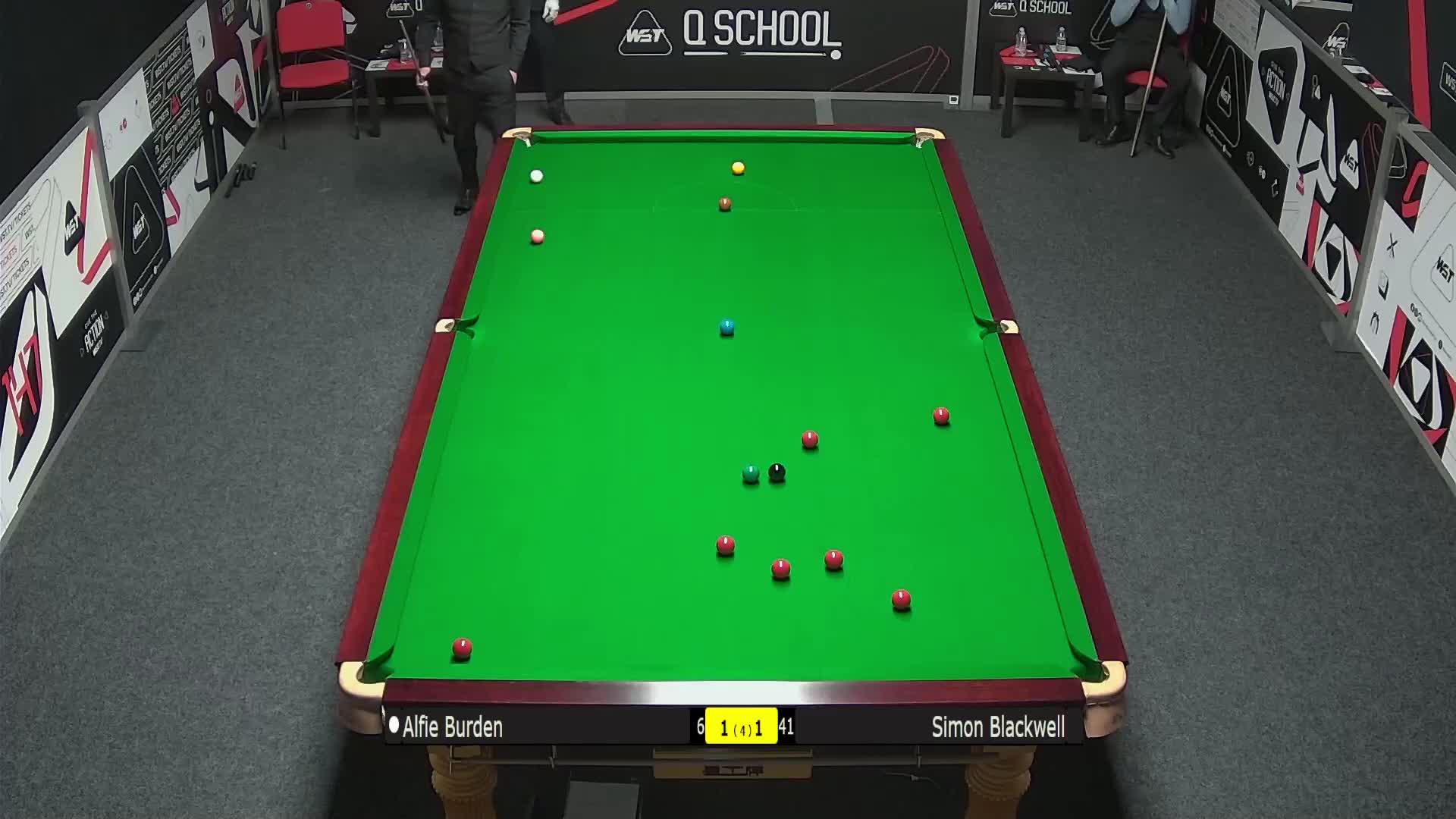 布莱克威尔vs阿尔菲·伯顿 2025斯诺克欧洲Q School清流