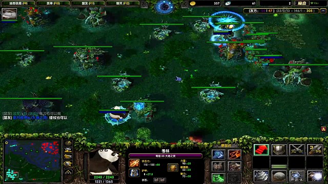 物理熊猫为救队友一刚三，团结勇敢永远是dota的主旋律