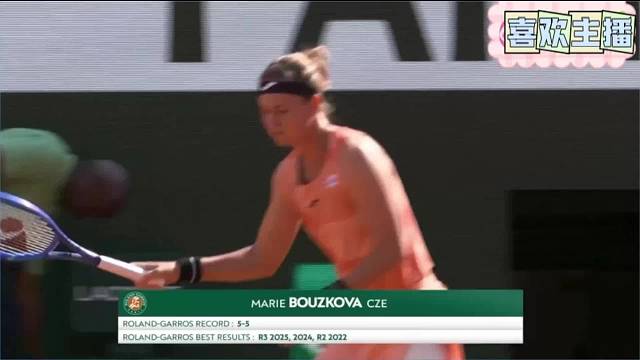 直播法网公开赛郑钦文