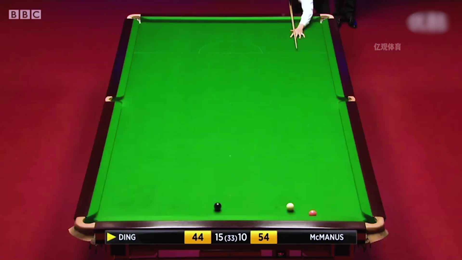 晖哥两颗球做逆天斯诺克，对手解到口吐芬芳，追回超分能否翻盘？(2)