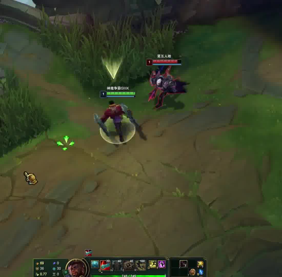 这个诺手怎么一级自带血怒