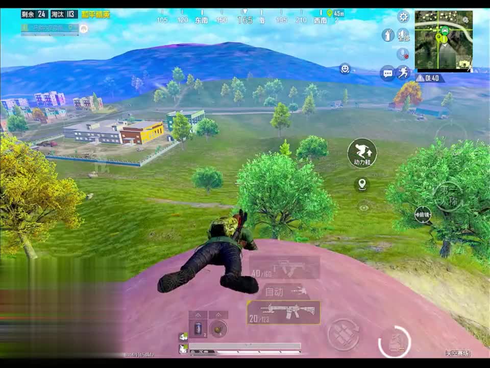 无敌老六天命圈站高点打靶，吃鸡简简单单