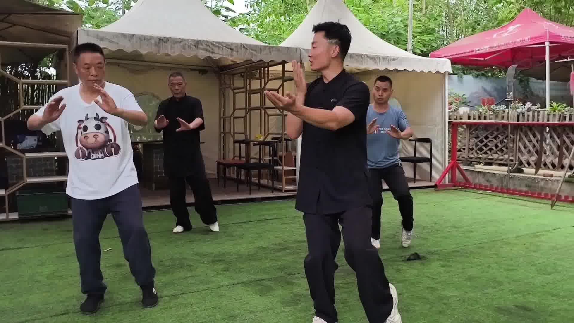 逐步理解太极拳的虚实变化和呼吸要领