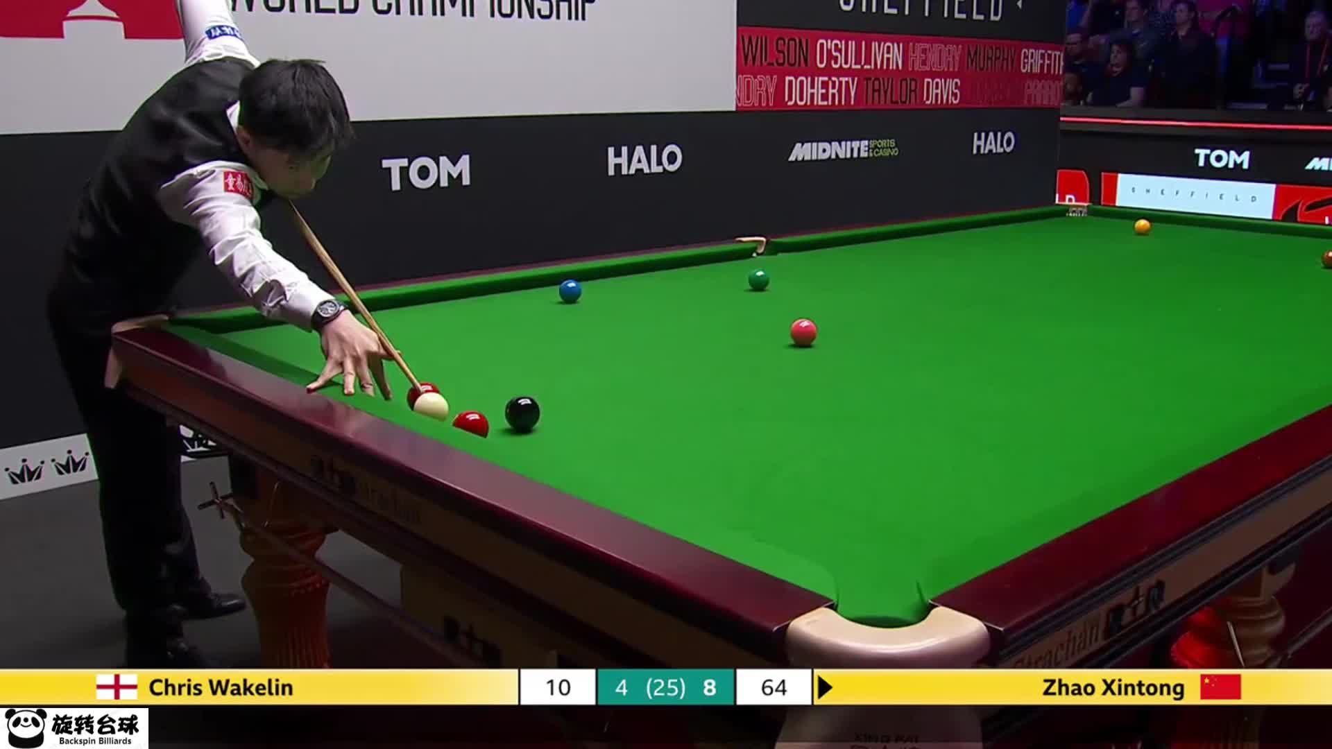 赵心童最佳逆转局，以为要输，关键时刻反转再反转