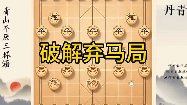 河南省冠军黄丹青讲棋，象棋怎么学，象棋教学，破解弃马局，讲解棋理，系统学习象棋。