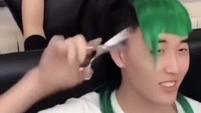 中间推光留两边