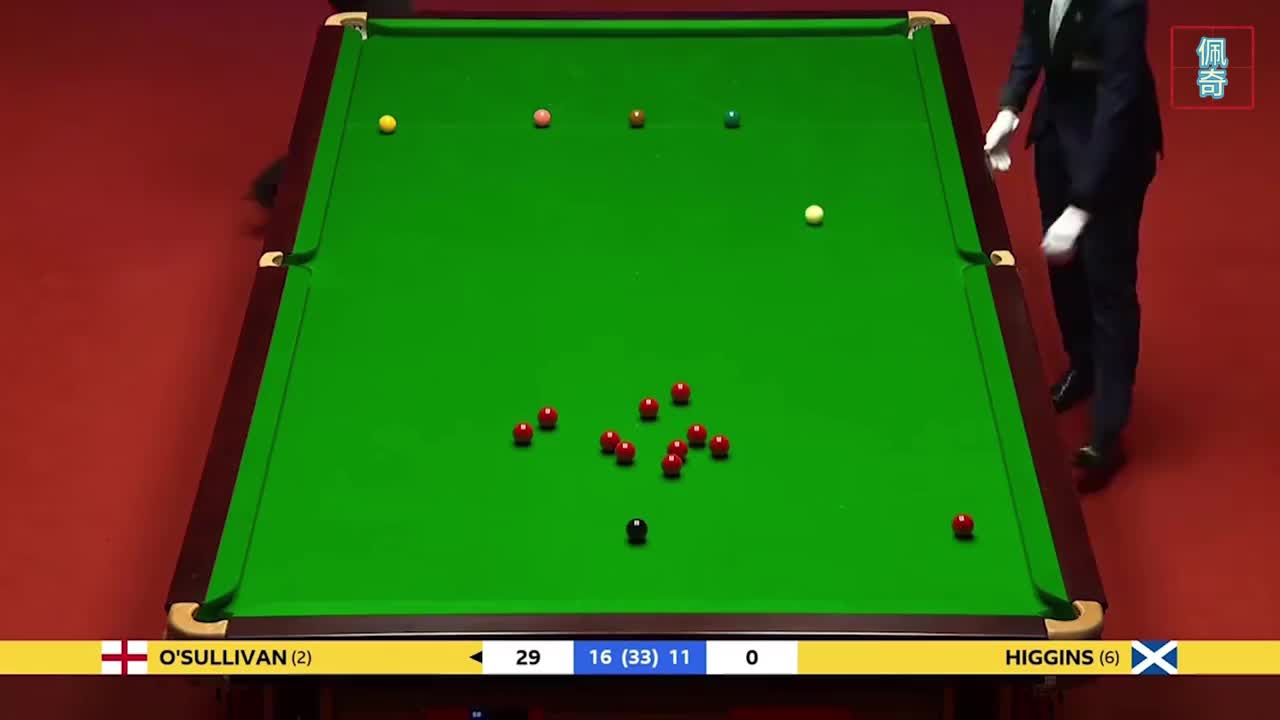 “七五三杰”大结局，奥沙利文霸气长台围球制胜，希金斯绅士祝贺(2)