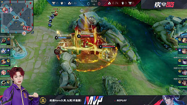 二连MVP！感觉整体上真的打得不错！还得看九尾啊这个时候！Hero崛起了！​​​