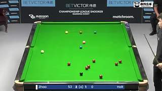 趙心童3-0再度征服對手，K球K出單桿致勝