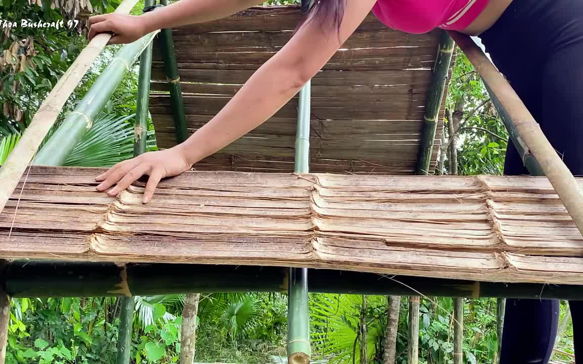 野外搭建庇护所，做美味的碳烤鱼，制作陷阱捕捉野猪。