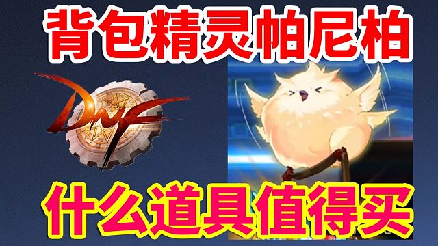 DNF：背包精灵有多少道具值得购买呢？？？