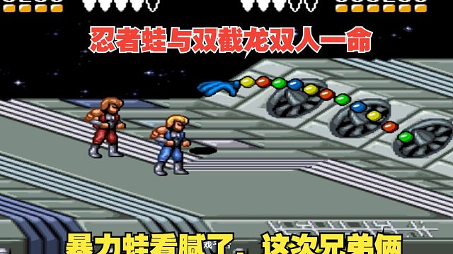 忍者蛙与双截龙-人人都玩蛙-这次双人用兄弟俩一命