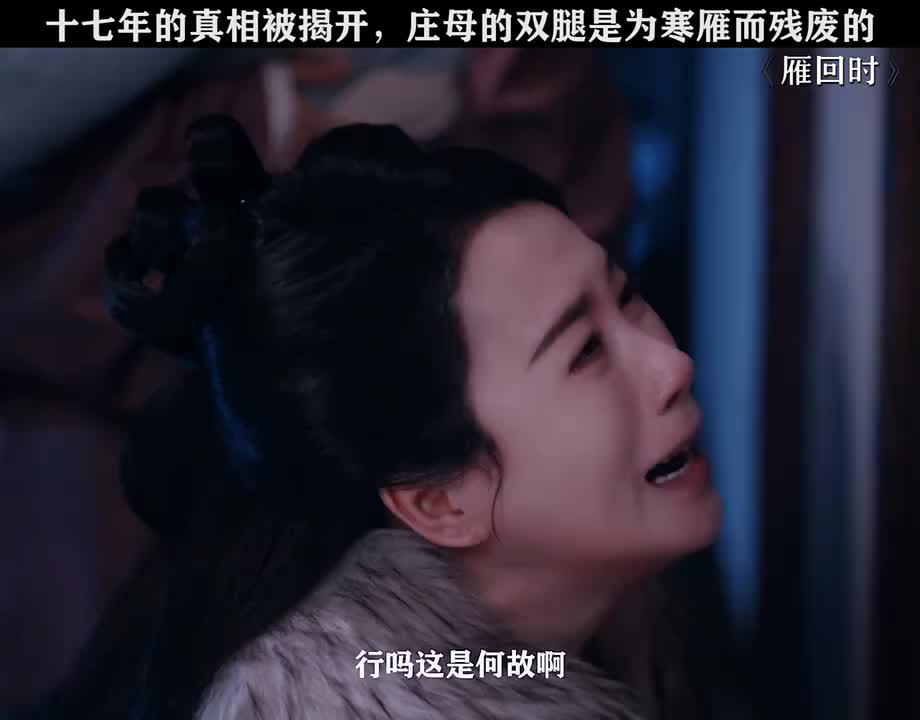 十七年的真相被揭开，庄母的双腿是为寒雁而残废的