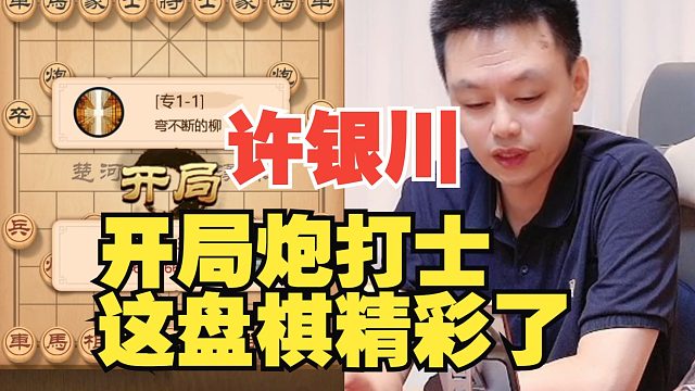 许银川开局炮打士，这盘棋绝对精彩