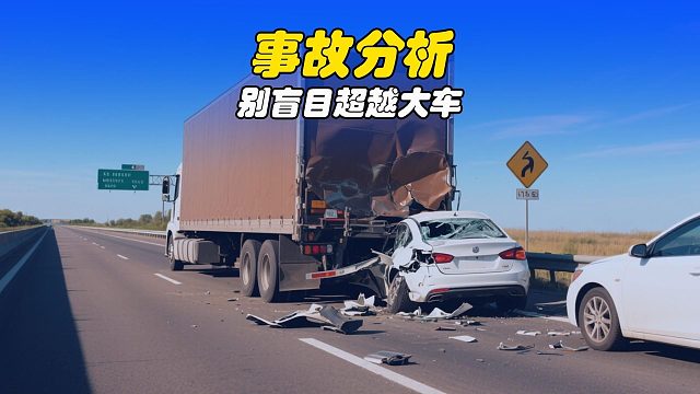 开车遇到五种特殊情况 ，别盲目超越大车