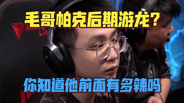 《毛哥帕克后期游龙？你知道他前面有多辣吗》刀塔名画 PGL瓦拉几亚 S5