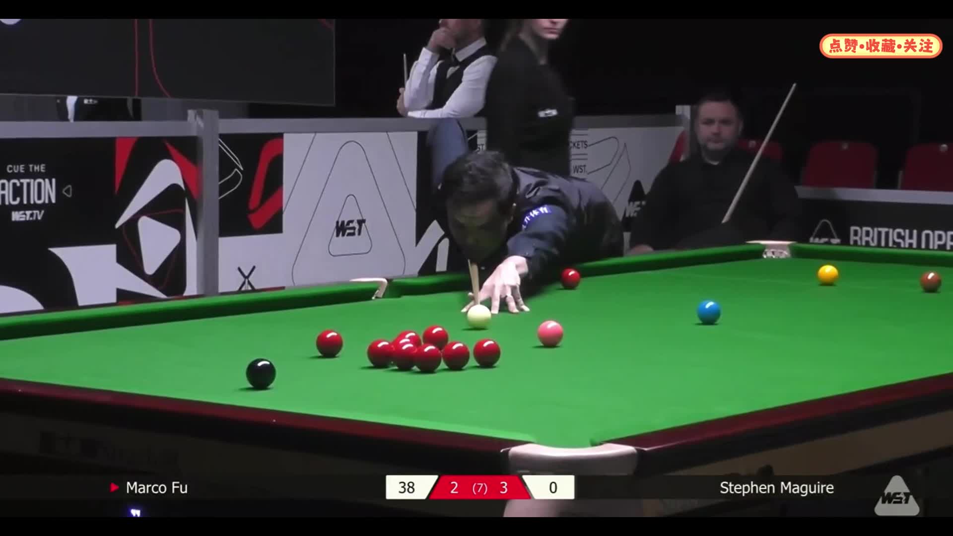 2025斯诺克英国公开赛！傅家俊逆天准度三连胜，霸气破百迎来决胜
