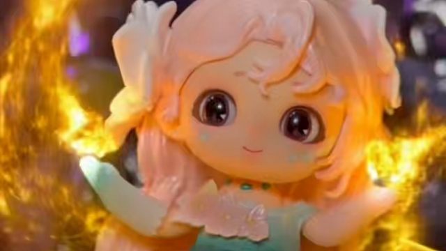 充满了魔法力量的荞荞#荞荞繁星璀璨时 #黑玩 #黑玩heyone #大人也要玩玩具 #盲盒开箱