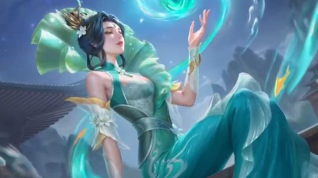 甄姬宝贝的这个赛季皮肤海报太美了，建模和特效对我来说也不错，很喜欢