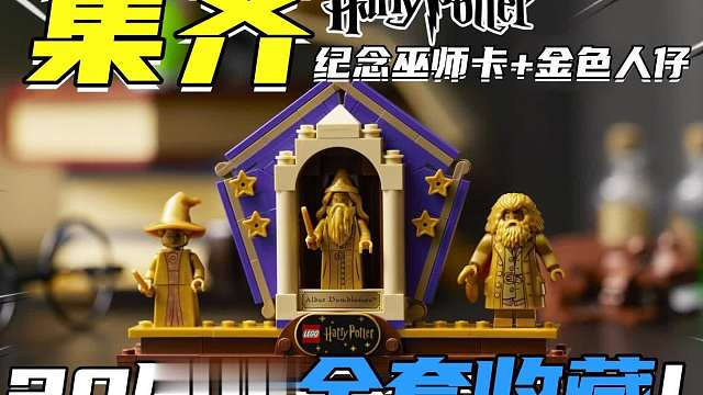 只有真·巫师才能集齐这套！限量金人仔+魔法抽卡！乐高哈利·波特20周年隐藏宝藏揭秘！