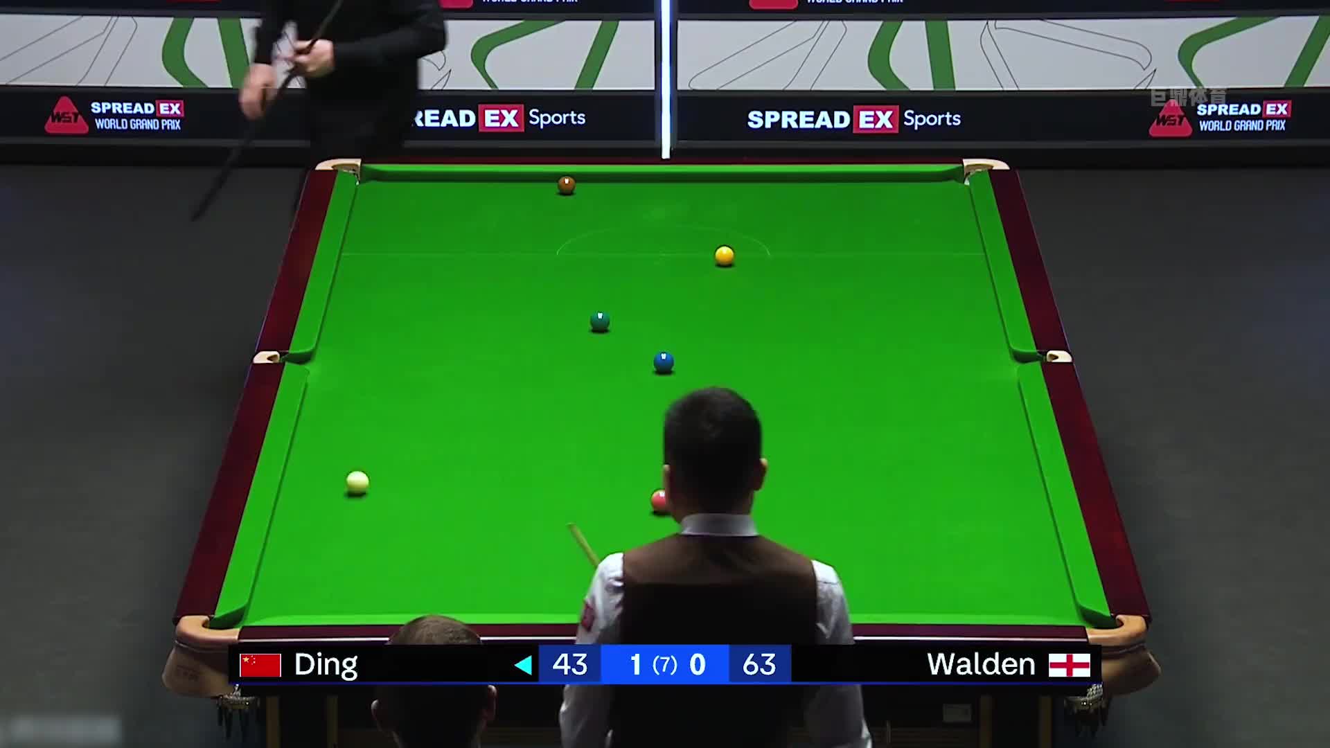 丁俊晖最疯狂的反扑，绝境下连做九杆斯诺克，沃顿被打到生无可恋(2)