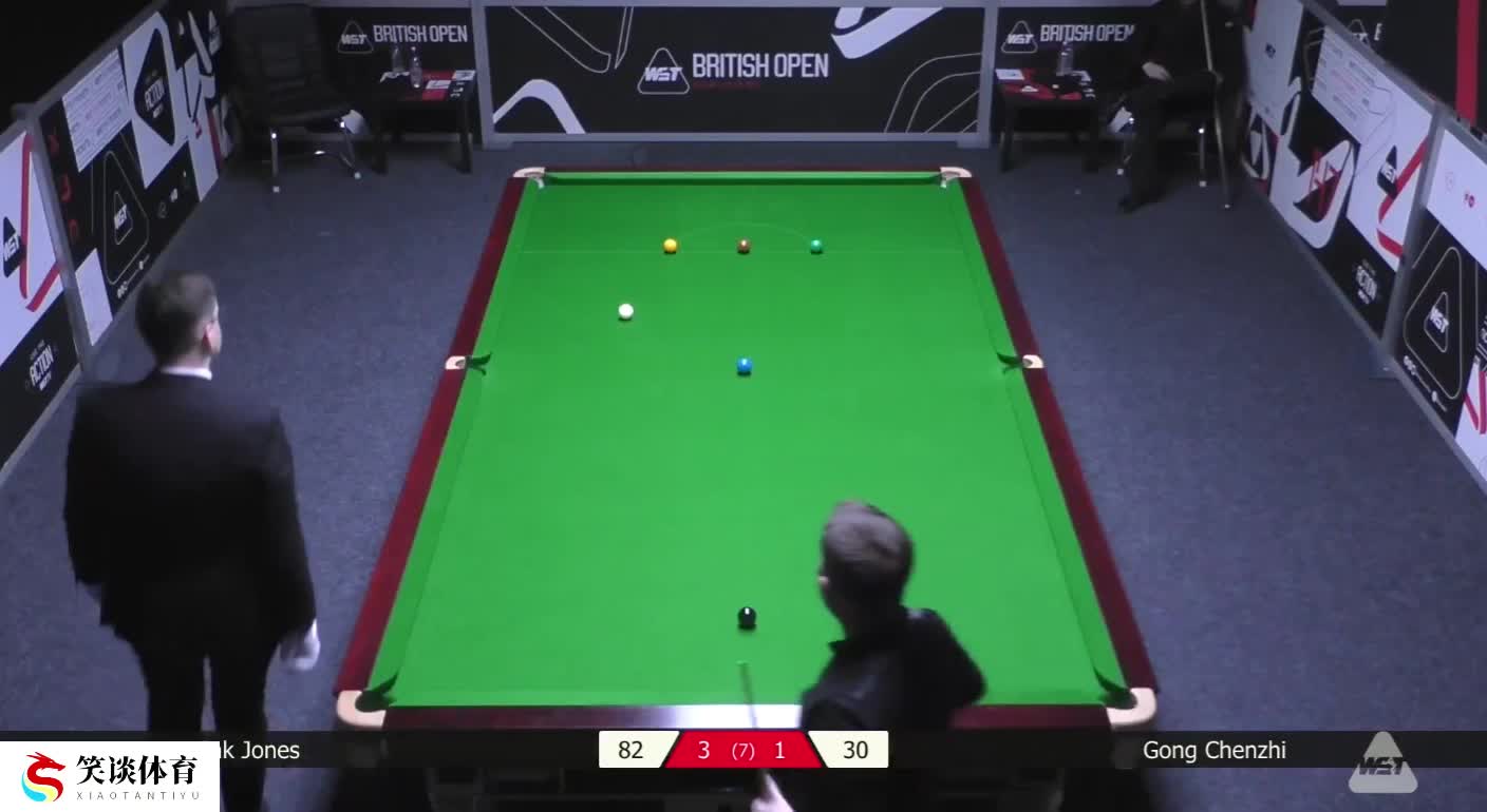 2025英国公开赛：巩晨智1-4不敌杰克琼斯无缘64强
