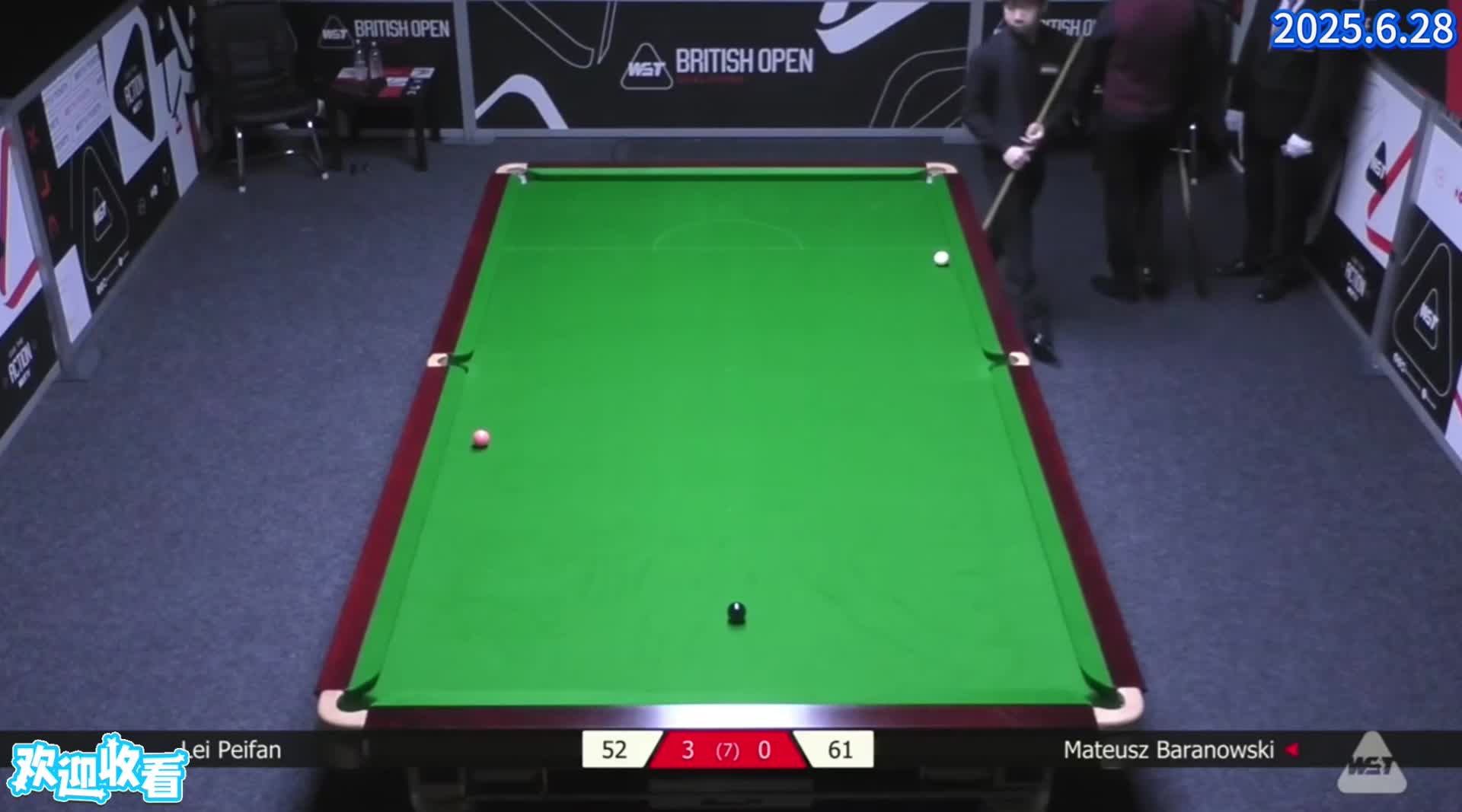 2025斯诺克英国公开赛，雷佩凡4比0晋级正赛，结局抢黑大战决胜负