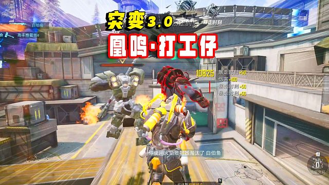 突变团竞3，误操作选了凰鸣，只能站在高处当个牛马打工仔！