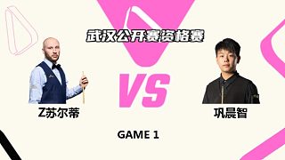 扎克·苏尔蒂  VS  巩晨智 2025斯诺克武汉公开赛资格赛  大可解说  上半场