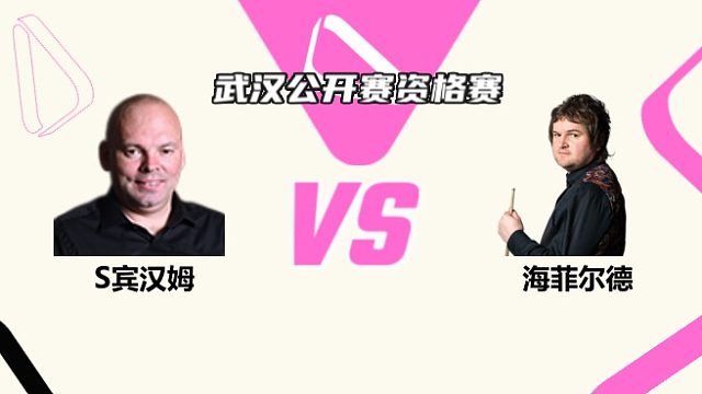斯图尔特·宾汉姆  VS  利亚姆·海菲尔德 2025斯诺克武汉公开赛资格赛 清流