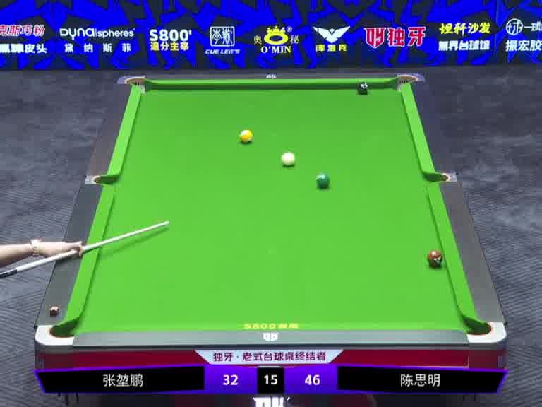 张鹏赛薄球制胜狂揽金击败陈思明