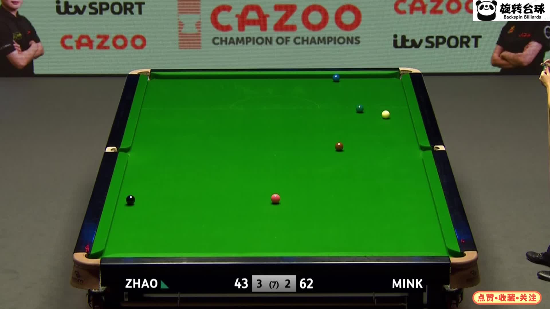 赵心童不懂怜香惜玉，赛点局上演神奇K球，彻底拿捏泰国女将！