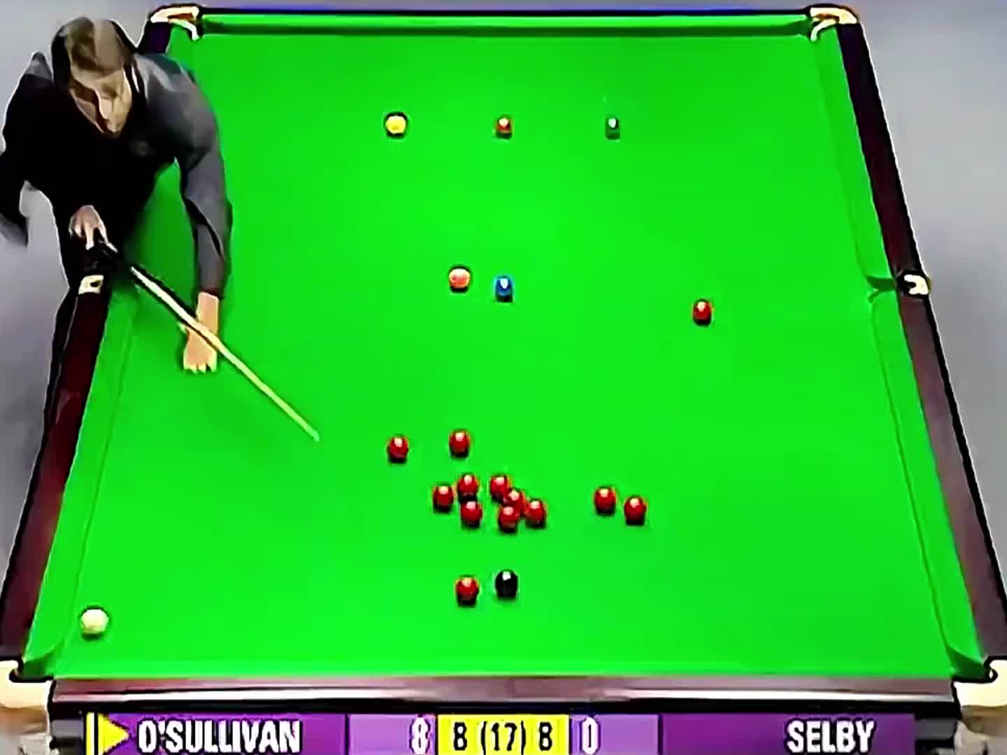 决胜局霸气绝杀塞尔比，史上第二杆双赛点  (1)