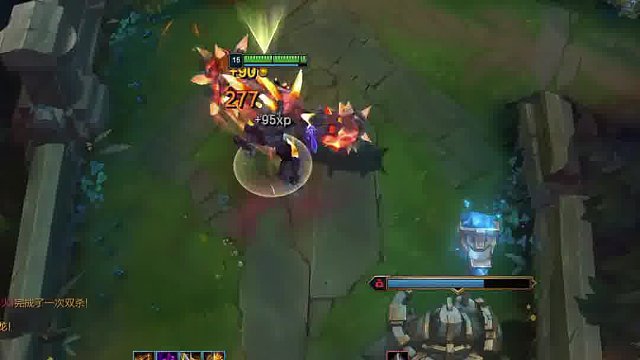 石头人：追蛮王都不如我多补一个炮车！