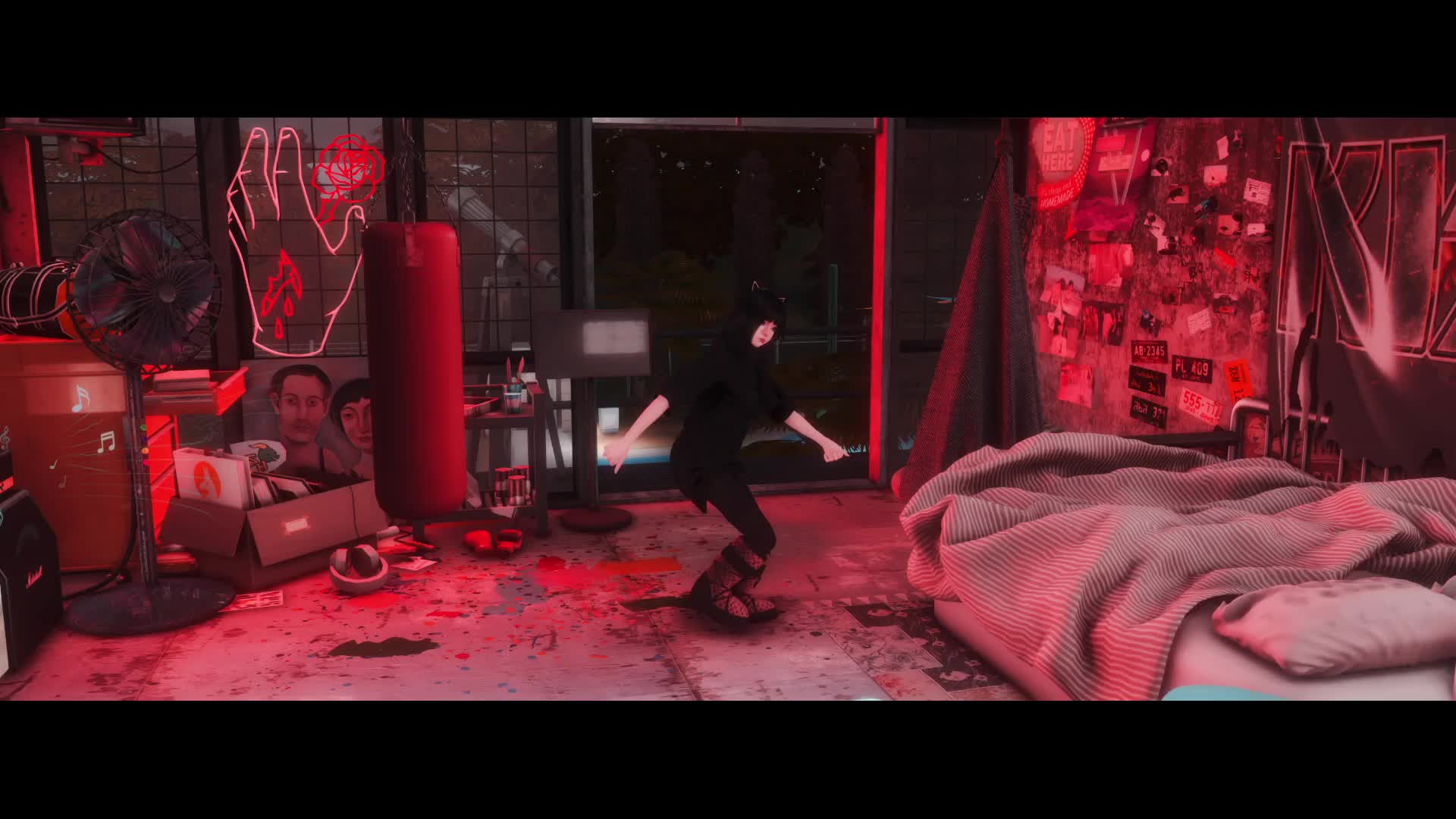 模拟人生4猫系女孩