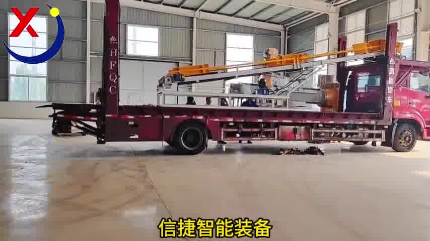 把低端体力劳动交给机器来干，信捷立柱机器人上海发货