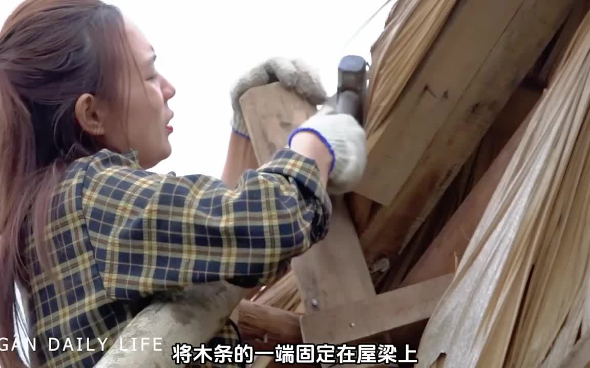 今天的阿雅那里也不去，扩建房屋。