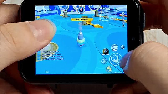 这手表玩游戏也太丝滑了吧