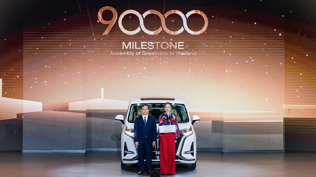 比亚迪在泰国工厂举行了“第9万辆新能源汽车交付，以及泰国工厂投产一周年仪式”。