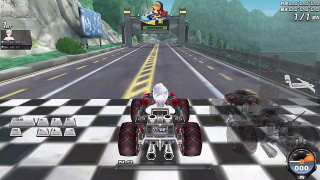 秋名山雷诺无宝石1.23.73  这图毕业了，以后打死不练这图