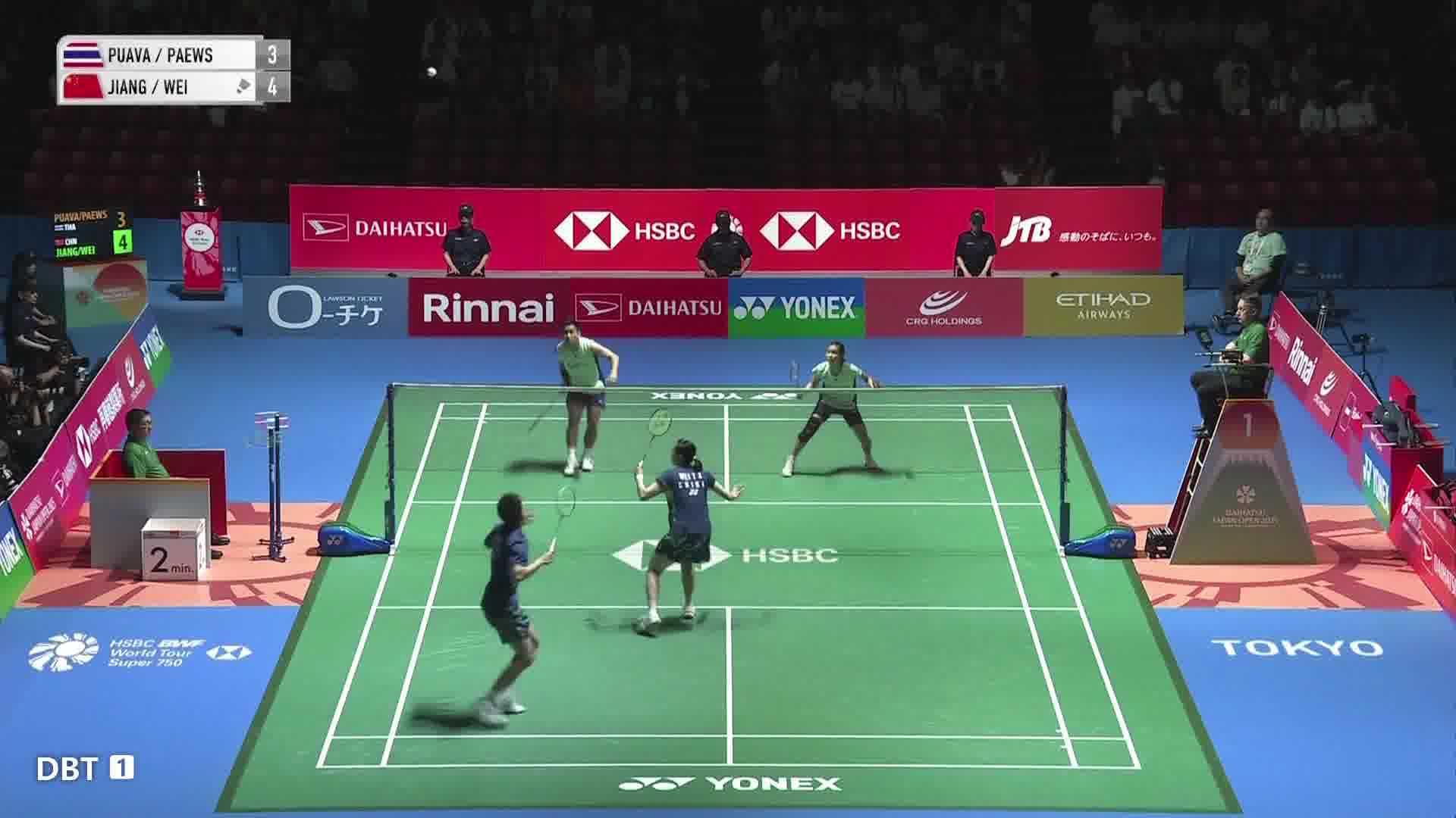 蒋振邦轻吊接重杀使出组合拳拿下一分