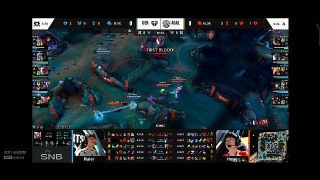 【ALvsGEN】Duro送出一血，Tarzan拿下人头​​​​​​