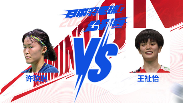 女单 许玟琪vs王祉怡 2025日本羽毛球公开赛 龙宝解说