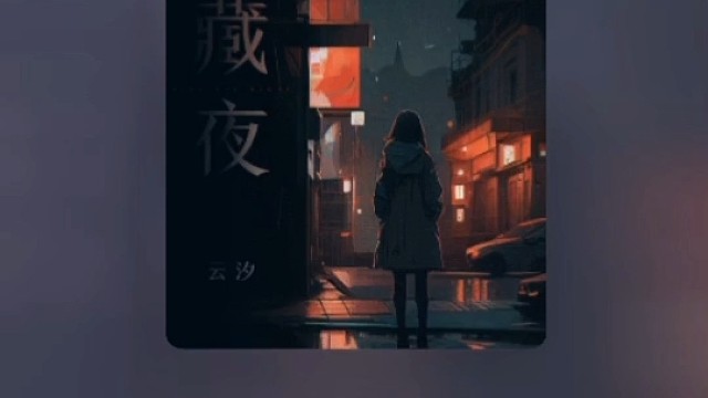 藏夜，很有感觉的一首歌，慕雪翻唱