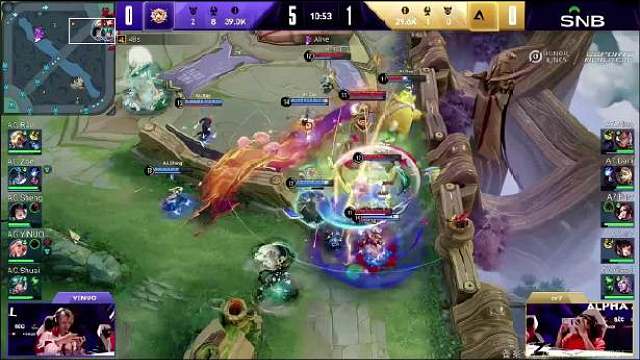 后期直接平推敌方水晶先下一城！AG打的真稳！火热手感拉满了！继续保持状态！冲​​​