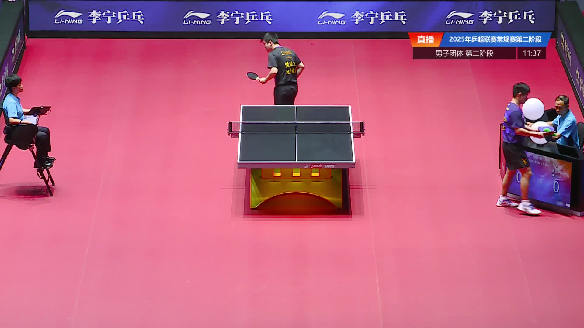 林诗栋vs樊振东 2025乒超联赛第二阶段 清流