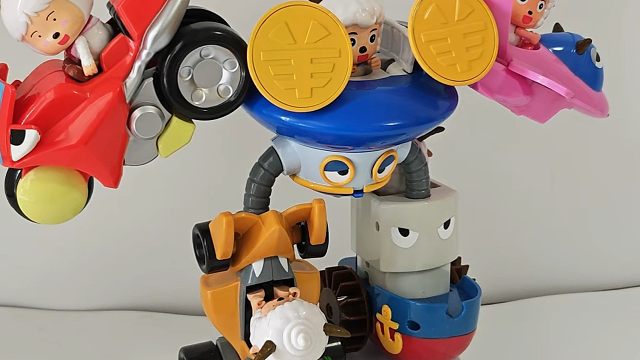 万代动力喜羊羊系列 喜羊羊总动员合体玩具