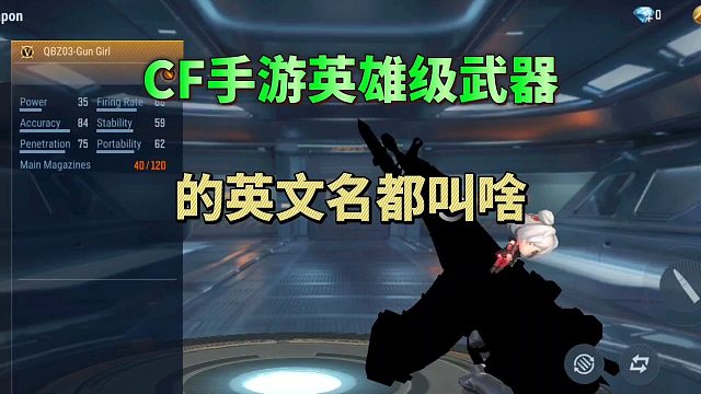 CF手游国际服的武器取名好随意啊