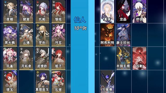 星穹铁道世界观战力天梯图！