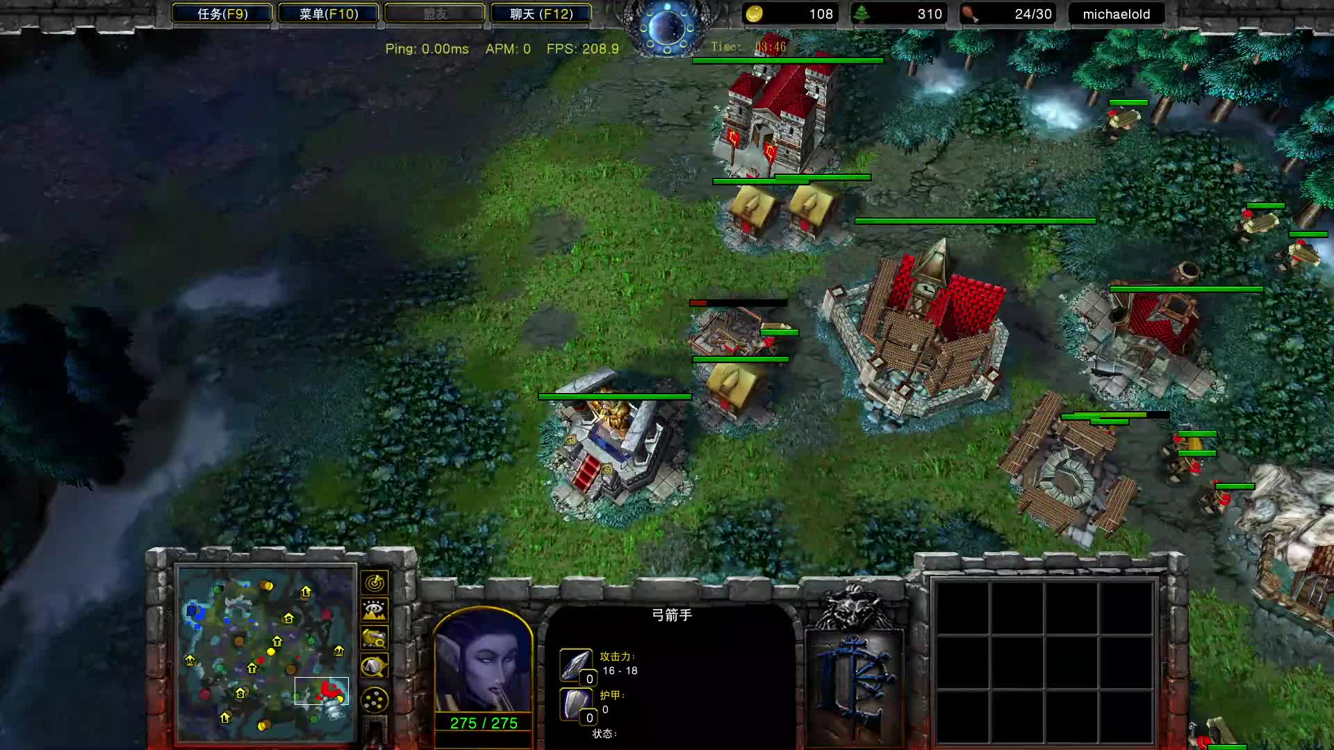 解说群内比赛-马处vs石榴01